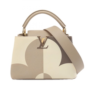 LOUIS VUITTON Capucine BB Hand shoulder crossbody bag M59699 Taurillon Galet LV