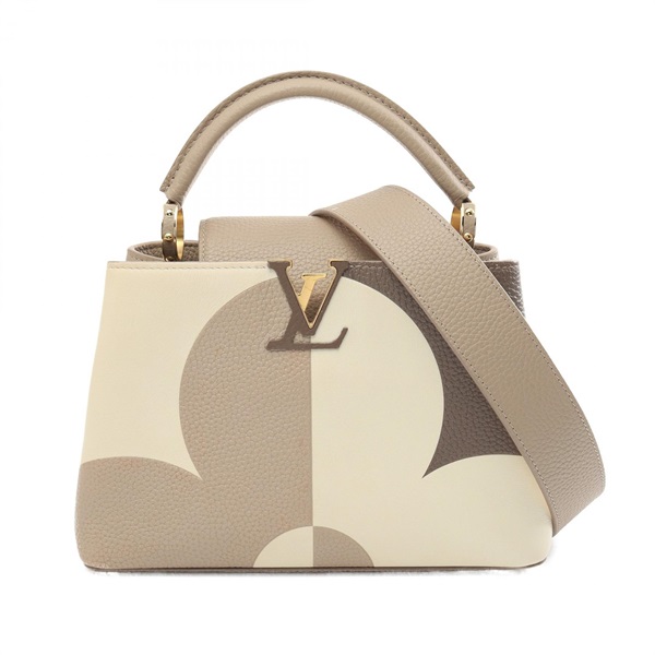 LOUIS VUITTON Capucine BB Hand shoulder crossbody bag M59699 Taurillon Galet LV