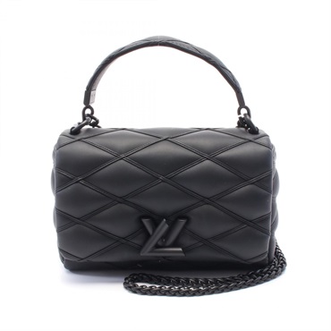 LOUIS VUITTON GO-14 MM Maltage Blackout Hand chain crossbody bag M11374 leather