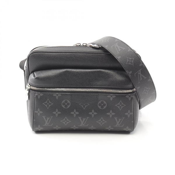 LOUIS VUITTON Outdoor Messenger PM Shoulder Bag M30233 Taigalama Black Used mens