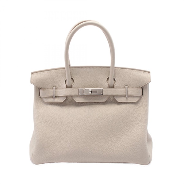 HERMES Birkin 30 Hand bag K Togo leather Beige Beton SHW