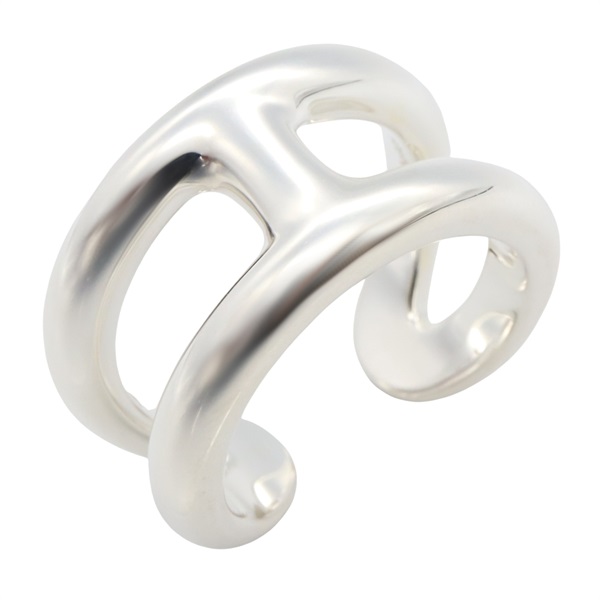 HERMES Osmose PM Ring Silver925 Used Unisex US size 8 #58