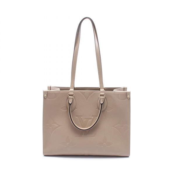 LOUIS VUITTON On the Go MM Tote shoulder Bag M45607 Monogram empreinte used LV