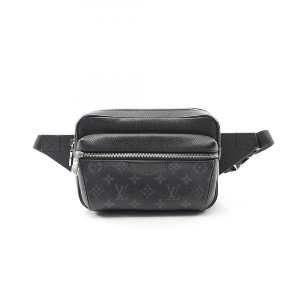 LOUIS VUITTON outdoor Bum Waist crossbody bag M30245 Taigalama leather Noir LV