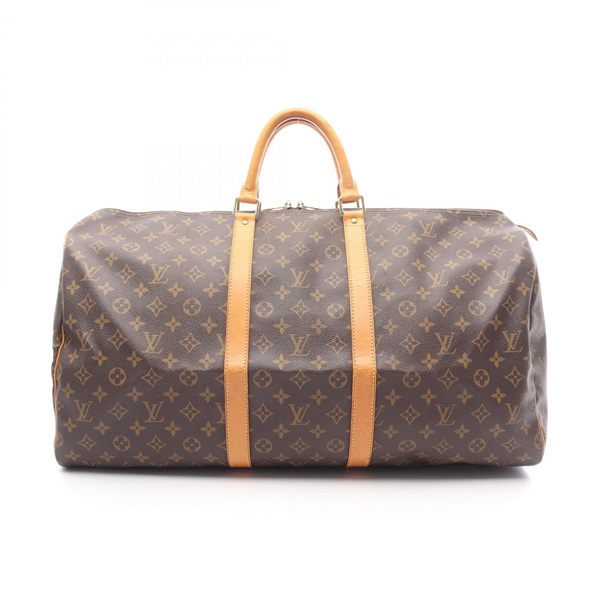 LOUIS VUITTON Keepall 55 Traveling Handbag M41424 Monogram Canvas Used Women LV