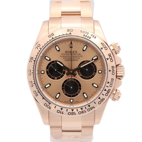 ROLEX Daytona V Wrist Watch 116505 Automatic 18KPG Pink Rose Gold Used mens