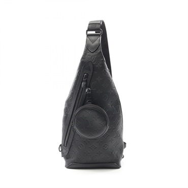 LOUIS VUITTON duo sling Waist bum crossbody bag M21890 Monogram Shadow noir used
