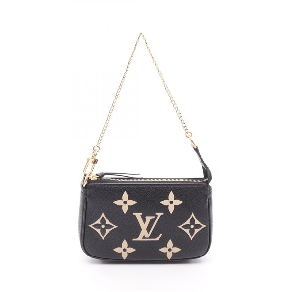 LOUIS VUITTON Mini Pochette Accessoires Chain Handbag M80732 Monogram empreinte