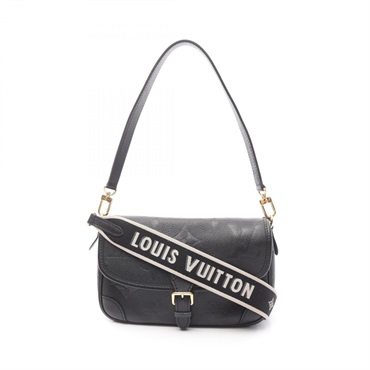 LOUIS VUITTON Diane Shoulder Handbag M46386 Monogram empreinte Noir Used Women