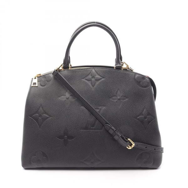LOUIS VUITTON Grand Palais MM Tote Handbag M45811 Monogram empreinte Noir Used