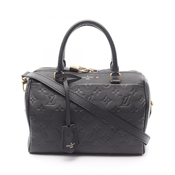 LOUIS VUITTON Speedy Bandouliere 25 NM Handbag M42401 Monogram empreinte Noir LV