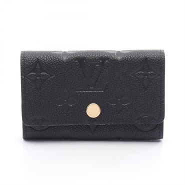 LOUIS VUITTON Multicles 6 key holder case M64421 Monogram empreinte Noir Used