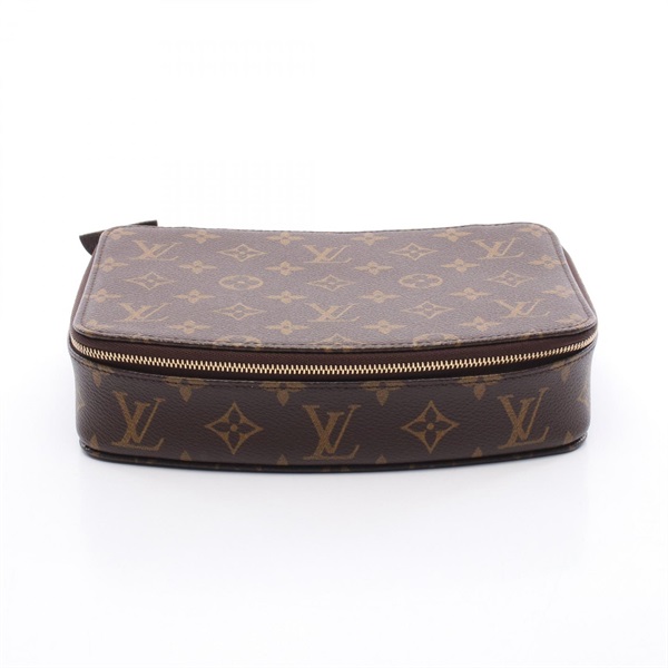 LOUIS VUITTON Poche Monte Carlo Jewelry Case Pouch M47350 Monogram Canvas Used