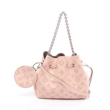 LOUIS VUITTON Bella Mahina Chain Shoulder Handbag M23195 Leather Rose Jasmine