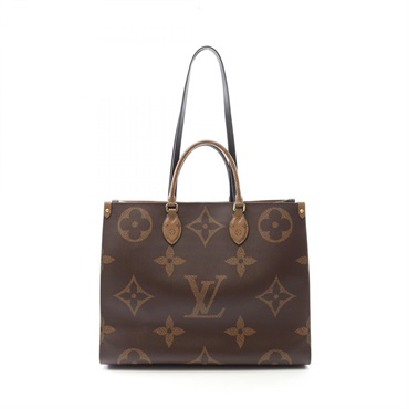 LOUIS VUITTON OnTheGo GM Shoulder Tote Bag M45320 Monogram Giant Reverse Canvas