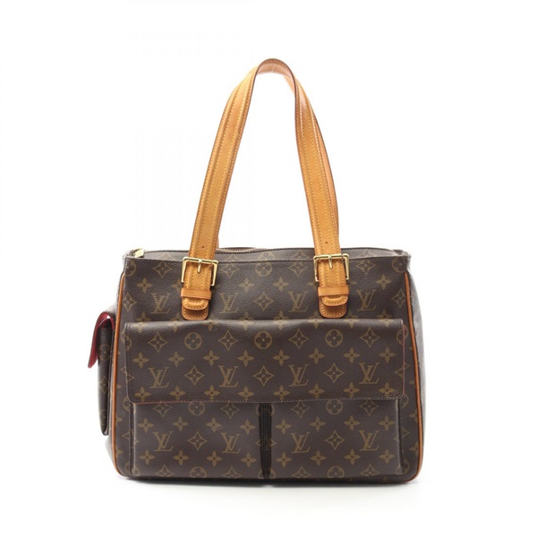 LOUIS VUITTON Multiple Cite Shoulder Tote Handbag M51162 Monogram Canvas LV