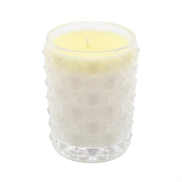 CHROME HEARTS Cemetery Cross Aroma Candle Glass Clear White Yellow unisex