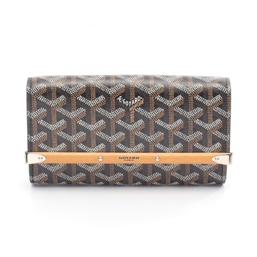 GOYARD Monte carlo mini case Pouch Clutch MONTE2MINTY01CL01P canvas Wood Navy