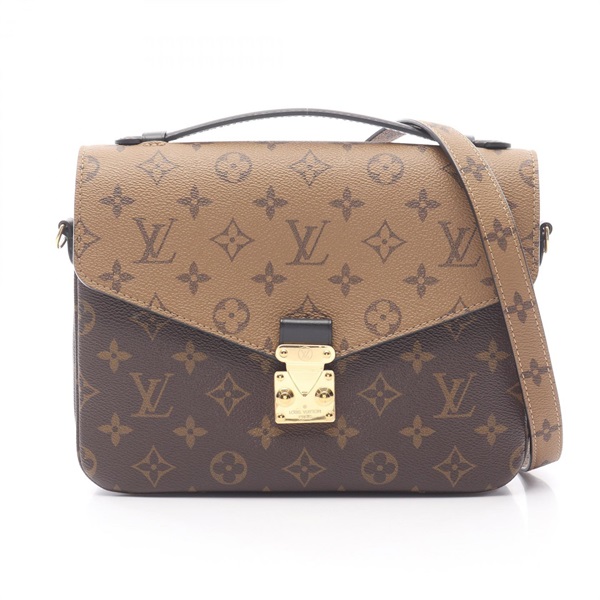 LOUIS VUITTON Pochette Metis MM Crossbody Handbag M44876 Monogram Reverse Used