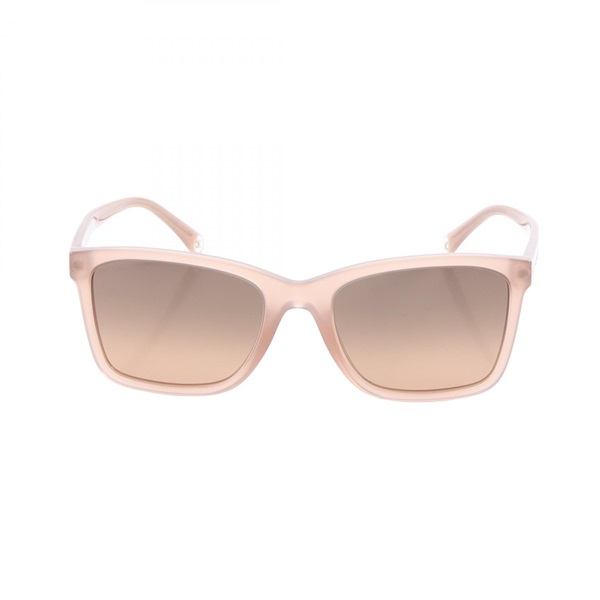 CHANEL Rectangle Shape Sunglasses eyewear 5551-U acetate Pink Beige Used Women