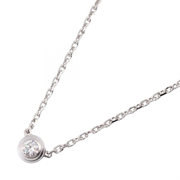 CARTIER D'amour Necklace XS diamond 18KWG White Gold Used women