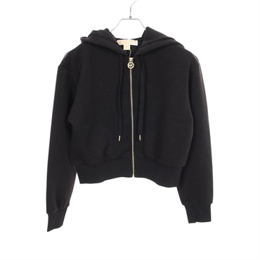 Michael Kors Hoodie Sweatshirt JR45130BLL polyester Black Women size S