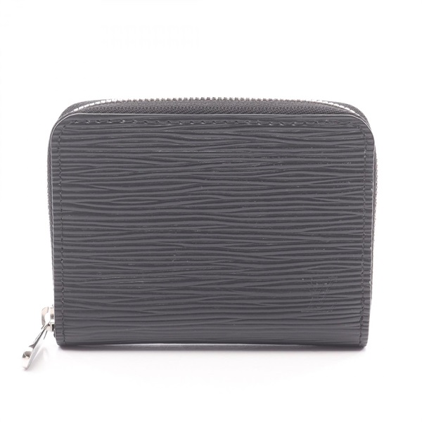 LOUIS VUITTON zip around purse wallet M60152 Epi leather Noir Used mens LV