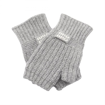 Miu Miu Gloves wool cashmere Gray Used Women size 5 1/2