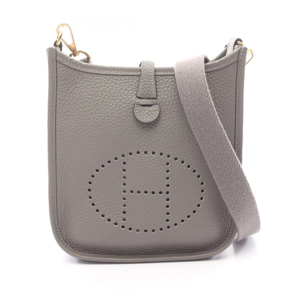 HERMES Evelyne Amazon TPM Shoulder crossbody Bag Taurillon Clemence Grimayer GHW