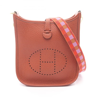 HERMES Evelyne Amazon TPM Shoulder crossbody Bag U Taurillon Clemence Cuivre GHW