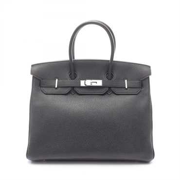 HERMES Birkin 35 Handbag K Togo leather Black Used Women SHW