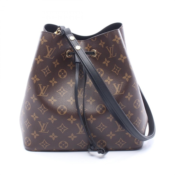LOUIS VUITTON NeoNoe Shoulder Crossbody Bag M44020 Monogram canvas Black Used LV