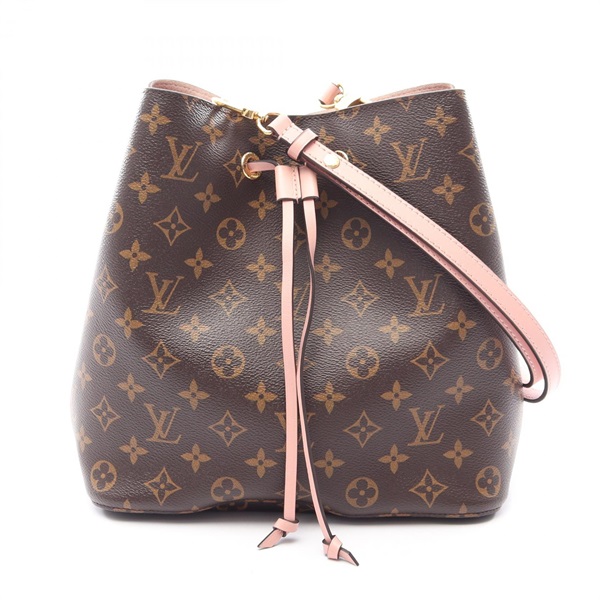 LOUIS VUITTON Neonoe Shoulder crossbody Bag M44022 Monogram leather rose poudre