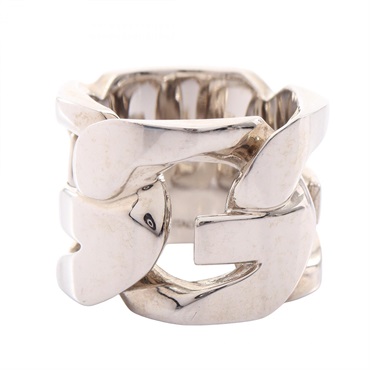 GIVENCHY Icon Ring Stainless Steel Used mens US size #8.5 #58