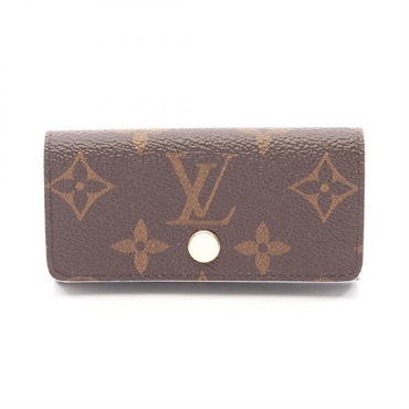 LOUIS VUITTON Multicles 4 Key holder case M2A364 Monogram canvas Brown Used LV