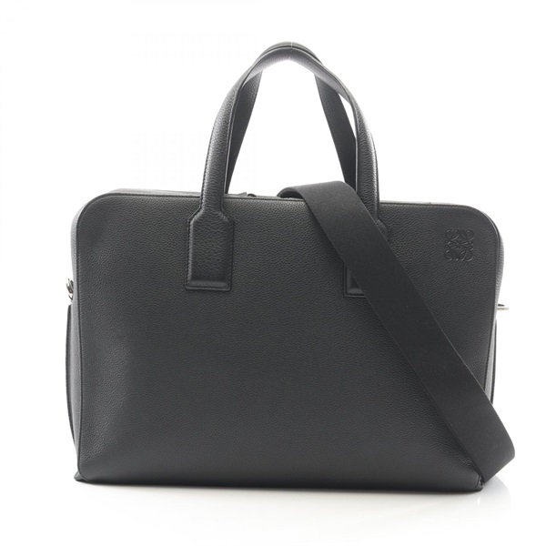 LOEWE Goya Slim Briefcase shoulder crossbody business bag 337.12.P57 leather BK