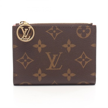 LOUIS VUITTON Portefeuille Lisa Bi-fold Wallet M25692 Monogram canvas Pink Used