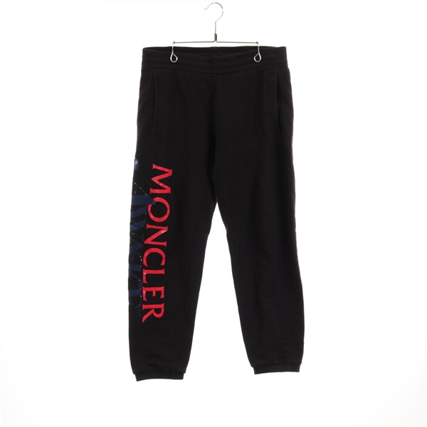 MONCLER MONCLER GENIUS 2 1952 PANTALONE Pants cotton Black Red Used mens #S