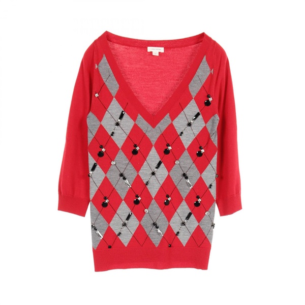 MARC JACOBS knitwear Sweater wool Red Used Women #S