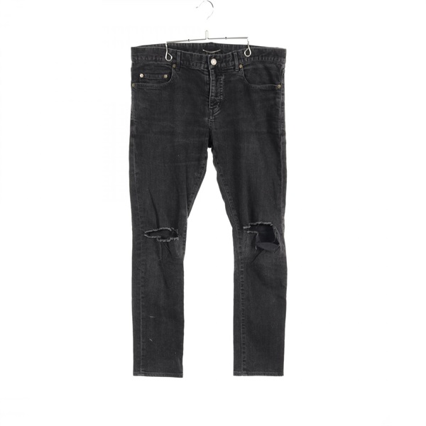 SAINT LAURENT PARIS Denim pants Jeans cotton Black Used mens #33