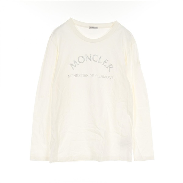 MONCLER T-shirt cotton Beige Used Women #L