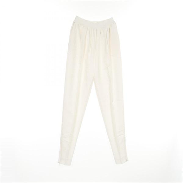 CELINE Pants trousers Rayon White Used Women #34