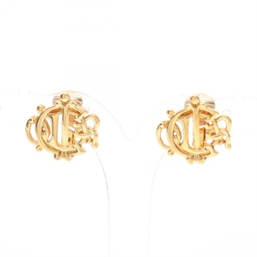 Dior Earring Gold Plated Used women  CD