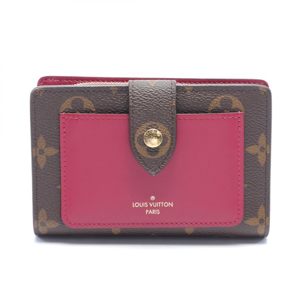 LOUIS VUITTON Portefeuile Juliet bifold wallet M69433 Monogram leather Fuschia