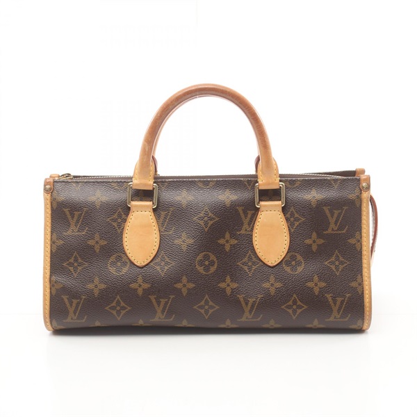 LOUIS VUITTON Popincourt Handbag M40009 Monogram canvas Brown Used Women LV