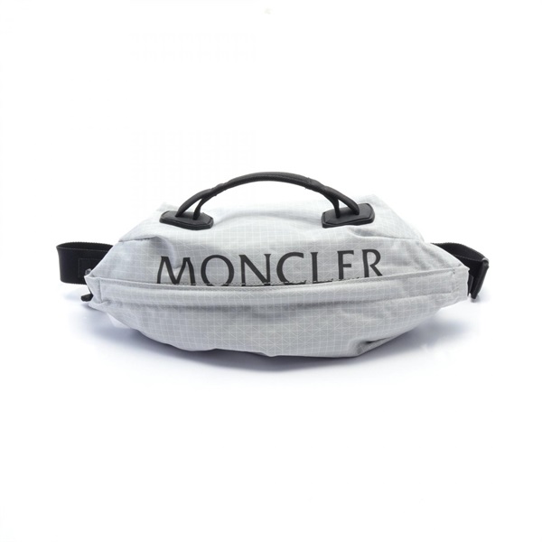 MONCLER Alchemy Belt Waist bag 5M00004 M2568 900 Nylon Gray Black Used Women