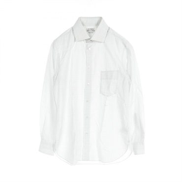 HERMES shirt blouse cotton Blue Used Women