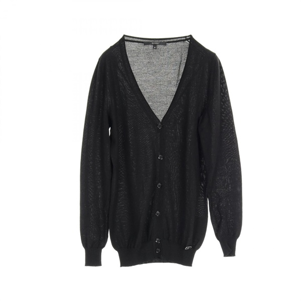 GUCCI cardigan M size knitwear 252508 cashmere Black Used