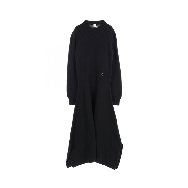 HERMES Serie dress 3H2500D1 cashmere Black Used Women size 34