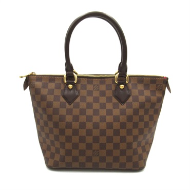 LOUIS VUITTON Saleya hand bag N51183 Damier canvas Brown Ebene Used